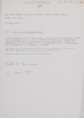 Dakawa Development Centre BOX0001 FLR0001 ITEM004